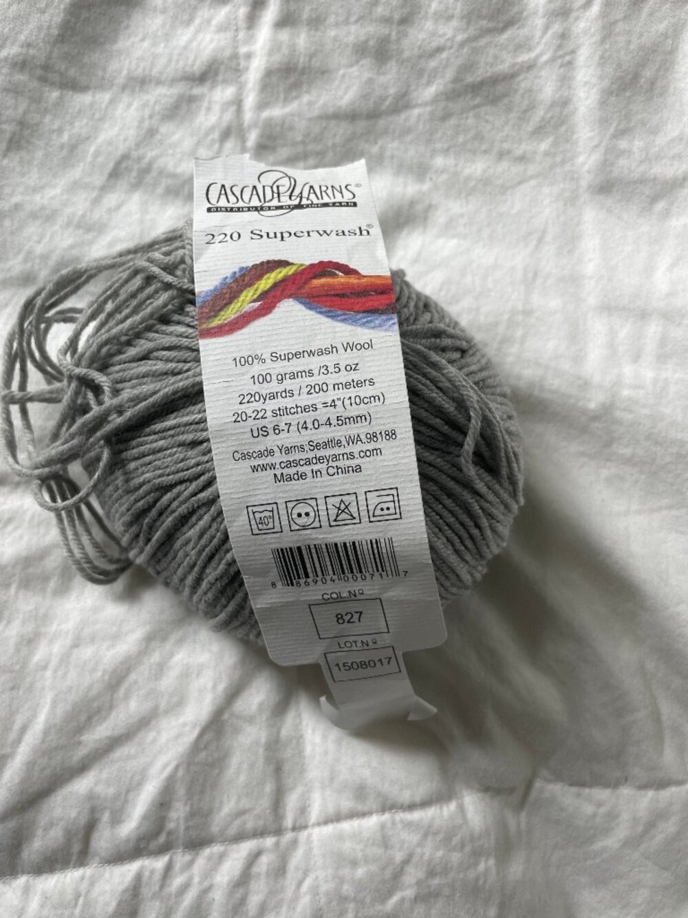 Cascade Yarns 220 Superwash Wool Worsted Weight Yarn